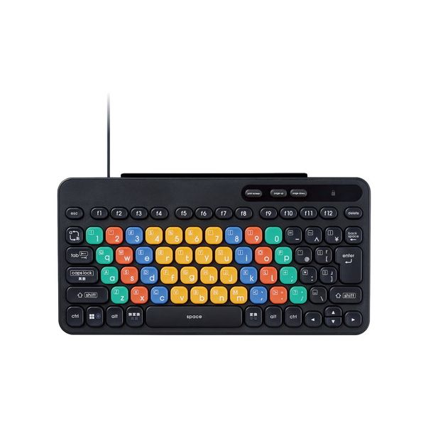 TK-FS10UMKBK ブラック ELECOM [有線キーボード コンパクト カラー CapsLock機能無効化スイッチ]