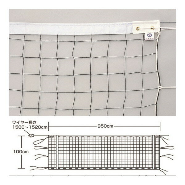 商品説明★ イザナスロープ(コードの材質)は化学繊維で金属ロープに比べて、ささくれで指を傷つける心配のない、より安全性の高いロープです。★ 耐久性・対候性・屈曲摩擦制度に優れています。スペック* サイズ…・ネット:幅950cm×高さ100cm・上部コード:長さ15.2m×直径6mm・取付ロープ:長さ3m・ネット目10cm* 重量:3.8kg* 材質:ネット ポリエチレン440T/60、上部コード イザナス(ダブルカバー)、取付ロープ ビニロン4mm、白帯 ターポリン* 生産国:日本製* その他…・無結節・白帯(上部・下部)付・サイドテープ2本付