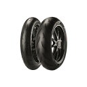 PIRELLI 3131300 DIABLO ROSSO CORSA 120/70ZR17M/C (58W) TL FRON + 3131800 DIABLO ...
