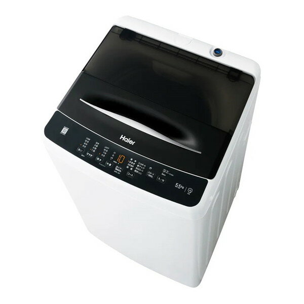 JW-U55B(K) ハイアール ブラック [簡易乾燥機能付き洗濯乾燥機 (5.5kg)]