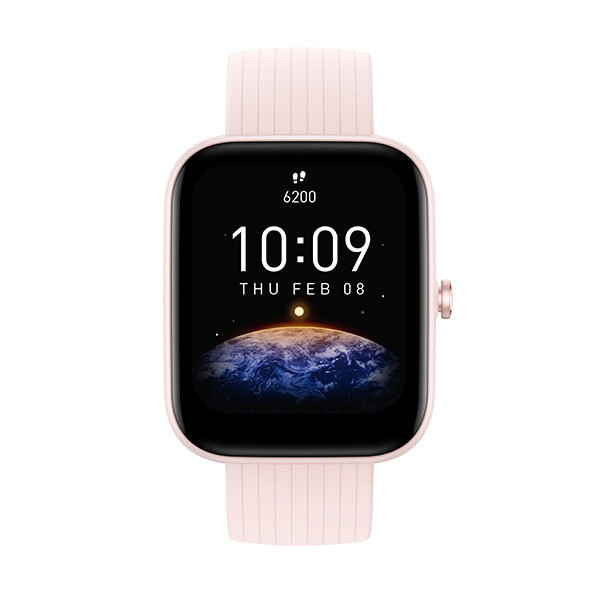 Amazfit アマズフィット SP170046C06 ピンク Bip 3 スマートウォッチ 腕時計 時計 防水 健康管理 スポーツ 運動 メンズ レディース 誕生日 クリスマス ギフト プレゼント おしゃれ
