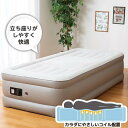 極厚電動エアベッド/シングル/グレー DCM メーカー直送
