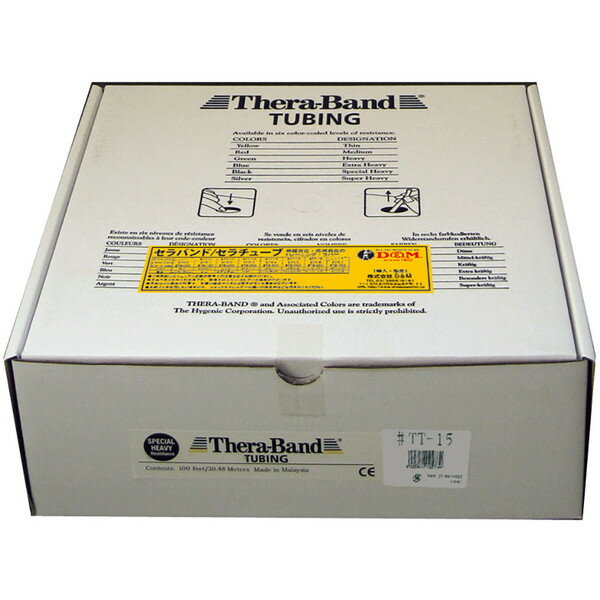 D&M セラバンド THERABAND セラチューブ 30.4m 強度レベル+3 ブラック TT15