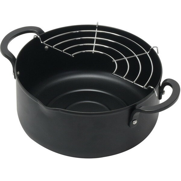 HB-6579 チーノ 鉄製天ぷら鍋18cm IH対応 パール金属