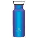 スノーピーク snow peak オーロラボトル800 ブルー ボトル 水筒 取っ手付き 800ml チタン 登山 コンパクト TW-800-BL