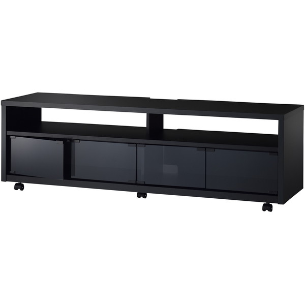 Low Board - ハヤミ工産 TV-HT1400B ブラック [テレビ台(49V〜60V型テレビ対応)] メーカー直送 新生活