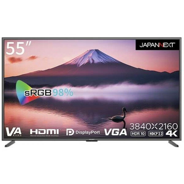 JAPANNEXT JN-V5500UHDR-N [55型 4K液晶ディスプレイ]