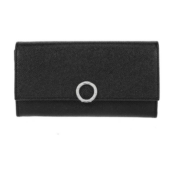 BVLGARI ブルガリ 財布 長財布 レディース Bulgari Bulgari 2 30414 ブラック 黒 レザー ウォレット 誕生日 クリスマス ギフト プレゼント 【並行輸入品】