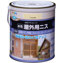 アサヒペン 水性屋外用ニス1.6L ツヤあり透明