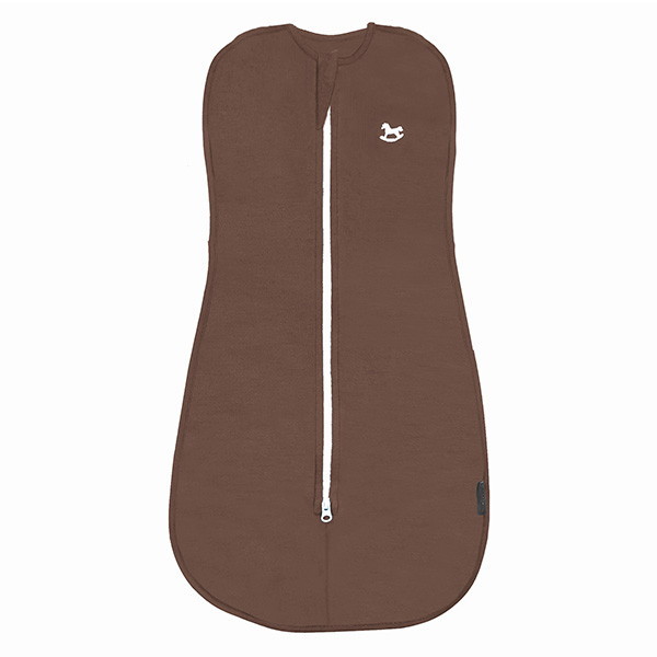 リトルパーマーハウス ベビースワドル ディープブラウン リトルパーマーハウス