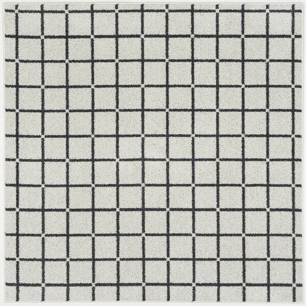 Character Pattern - スミノエ 13476203 185×185cm WH 洗える ラグ オセロ 185×185cm ホワイト メーカー直送