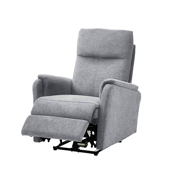 【エントリーでP5倍!20日20:00-27日1:59】 ソファ ソファー 電動 1人掛け 一人掛け リクライニングチェア 電動ソファ パーソナルチェア リクライニングソファー ファブリック 布 おしゃれ 1人用 一人用 一体型 一人暮らし 椅子 イス グレー