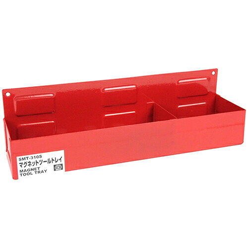 商品説明★ 用途道具の収納・整頓★ 機能・特長スプレー缶の収納に最適です。底部にドライバーホルダー穴が付いているので取出しが楽にできます。くっつける相手に傷をつけにくいゴム製プロテクター仕様です★ SK11のマグネットツールトレイをXPRICEでは販売しております。その他の接着・切断工具・その他も多数取扱っております。スペック* サイズ：幅310×奥行75×高さ90mm* 重量(約)：915(g)。