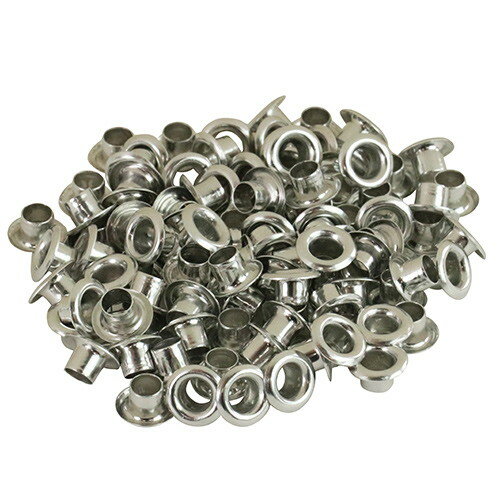 両面ハトメ玉 アルミ 5mm NO.11MT 100クミ SK11