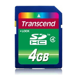 TS4GSDHC4 ȥ󥻥 4GB SD Card Class4