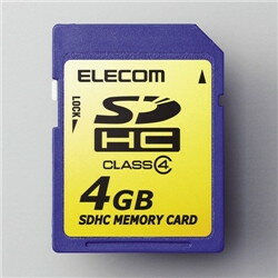MF-FSDH04G ELECOM SDHCメモリカード 4GB/Class4対応 MF-FSDH04G ELECOM SDHCメモリカード 4GB/Class4対応