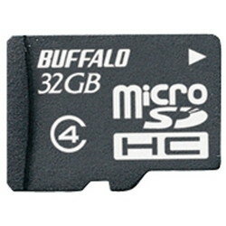 RMSD-BS32GB BUFFALO 防水仕様 Class4対応 microSDHCカード 32GB