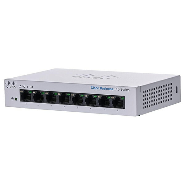 Cisco CBS110-8T-D-JP CBS110 Unmanaged 8-port GE Desktop Ext PS [XCb`Onu]