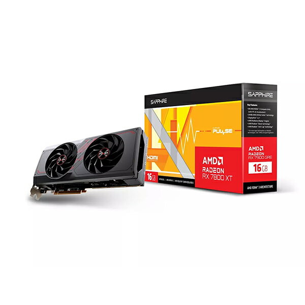 SAP-PULSERX7800XT16GB/11330-02-20G SAPPHIRE PULSE Radeon RX 7800 XT GAMING 16GB GDDR6 [グラフィックボード]