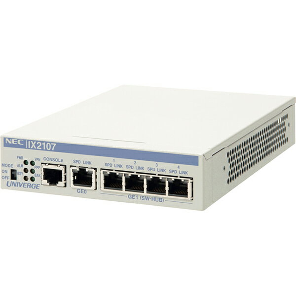 BI000118 NEC 5年無償保証 VPN対応高速アクセスルータ UNIVERGE IX2107