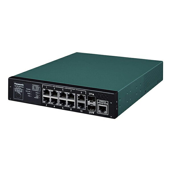 PN260893H PANASONIC 10ポート PoE給電スイッチングハブ GA-MLi8TPoE+
