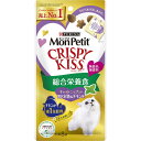 モンプチ クリスピーキッス 総合栄養食 キャットニップ入り贅沢お魚&チキン味 24g (3g×8袋) ネスレ