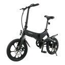 公道走行可能 電動自転車 折りたたみ アシスト自転車 E-Bike S6 eバイク 自転車 電動 軽量 小型 16インチ アシスト3段階 通学 通勤 サイクリング ツーリング マッドブラック アウトドア アントレックス