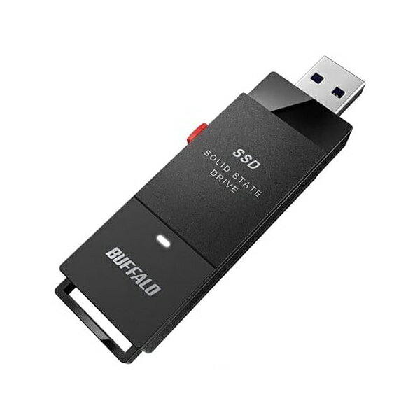 SSD-PUT1.0U3-BKC BUFFALO USB3.2(Gen1) ポータブルSSD 1.0TB スティック型