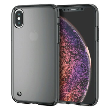 ELECOM PM-A18BHVCBK iPhone XS ハイブリッドケース ブラック