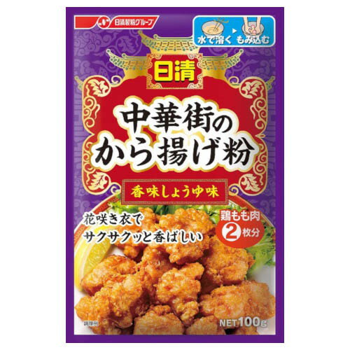 日清製粉ウェルナ 日清フーズ 中華街のから揚げ粉香味醤油味 100g x10 メーカー直送