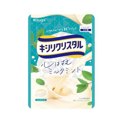 春日井製菓 春日井 キシリクリスタルミルクミントのど飴 71g x6 メーカー直送