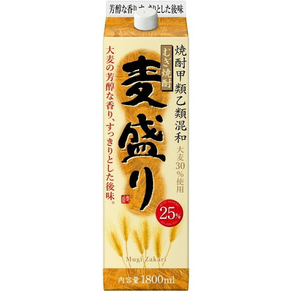 合同酒精 連続25°合同 麦盛り 新 パック 1.8l メーカー直送