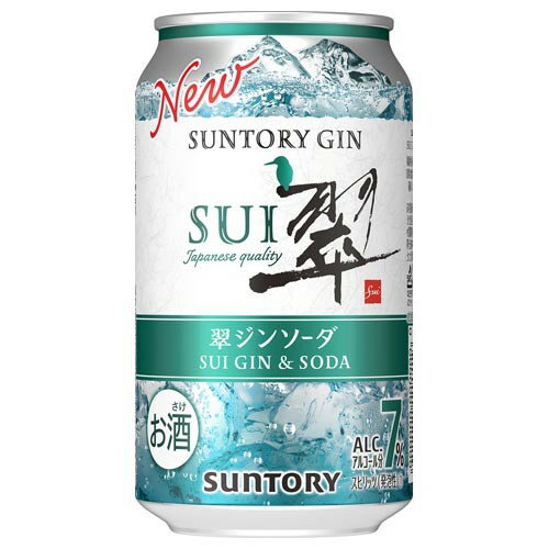 サントリー 翠 ジンソーダ 缶 350ml x24 メーカー直送 お中元 ギフト 夏ギフト プレゼント