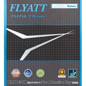 フライアット ソフト レッド 中 NR-8561 Nittaku [卓球ラバー]