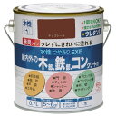 水性つやあり塗料EXE チョコレート 0.7L ニッペ