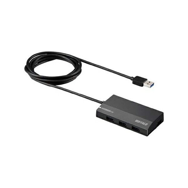 BSH4A120U3BK BUFFALO USB3.0 スタンダード 4ポート セルフパワーハブ