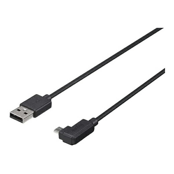 BU2AMBL15RBK BUFFALO USB2.0ケーブル A-microB L字右向き 1.5m ブラック