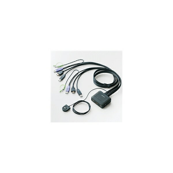 商品説明★ HDMI端子搭載パソコン2台で、1セットのHDMI対応ディスプレイとマウス/キーボードなどのUSB機器、スピーカを共有できるパソコン切替器です。★ 対応機種:ディスプレイ端子(HDMIタイプA)を標準で装置したWindows11...