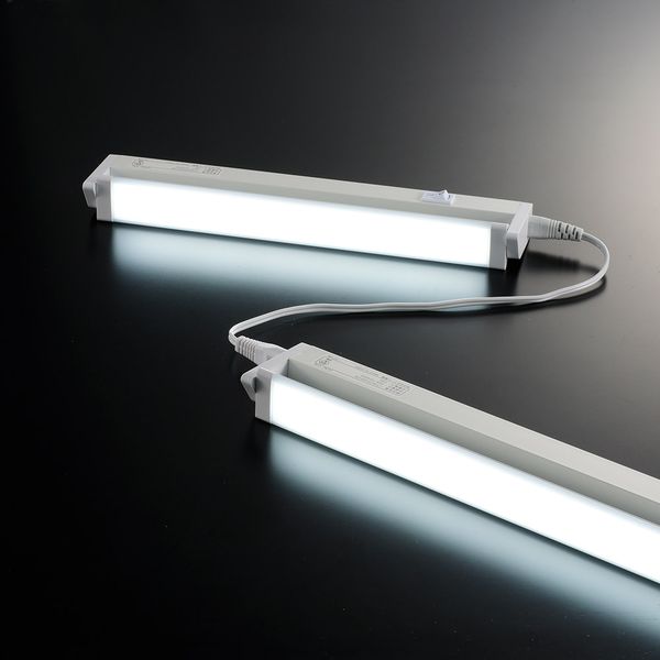 オーム電機 LT-NLES05D-HL [連結用LEDイーブライトスリム多目的灯 5W 302mm 昼光色] 2