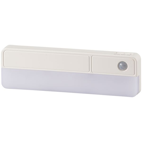 商品説明★ 乾電池式で配線不要、電源のとれない場所や配線ができない場所におすすめです。・手動でON・OFFも可能。ONモードで常時点灯もできます。・最大検知距離は約5mスペック* 光源: LED×6個/昼白色* 人感センサー検知範囲: 正面...