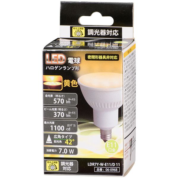 オーム電機 LDR7Y-W-E11/D 11 [LED電球 ハ�