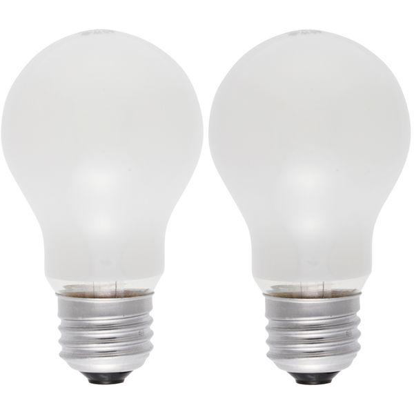 オーム電機 LW100V57W55/2P [白熱電球 E26 60W形 シリカ 2個入]