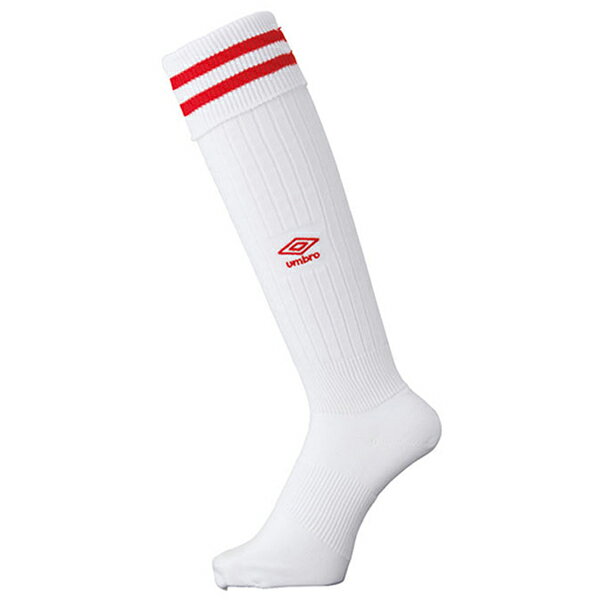 アンブロ サッカー ラインストッキング ホワイト レッド 16-18 UAS8310 WMRD 16-18 アンブロ