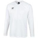 アンブロ サッカー ジュニア 長袖ゲームシャツ ホワイト 120 UAS6307JL WHT 120 アンブロ