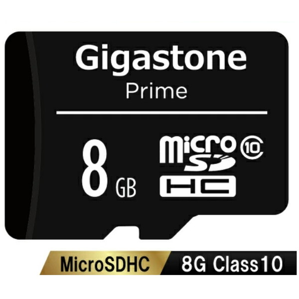 GJM10/8G Gigastone [microSDHC 8GB SDɥդ 饹10 (Class 10)ڥå Full HDӥǥ̿б]