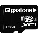 GJMX/128U Gigastone [microSDXCJ[h 128GB SDJ[h UHS-I U1 Class10 XybN FullHDʐ^Ή]