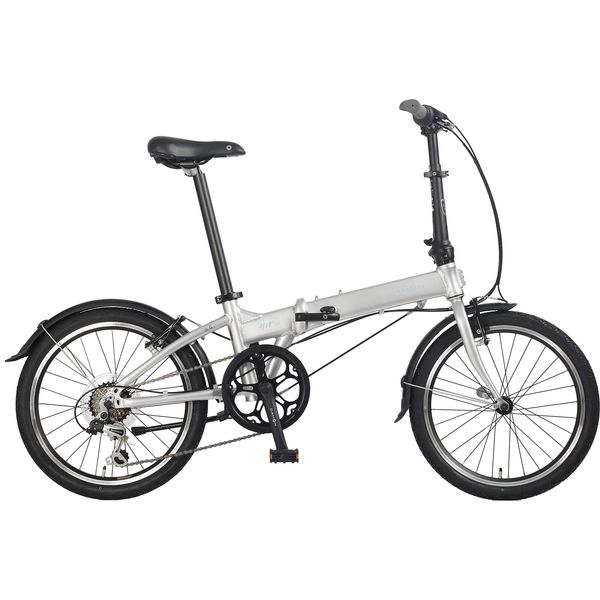 HIT D6 ブライトシルバー DAHON [折り畳み自転車 (20インチ・アルミ製) 軽量]