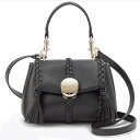 Chloe クロエ ショルダーバッグ ハンドバッグ CHC23AS575 K15 001 PENELOPE MINI SHOULDER BAG BLACK ペネロペ カバン 鞄 レディース ブラック 黒 ブランド 誕生日 ギフト プレゼント 【並行輸入品】