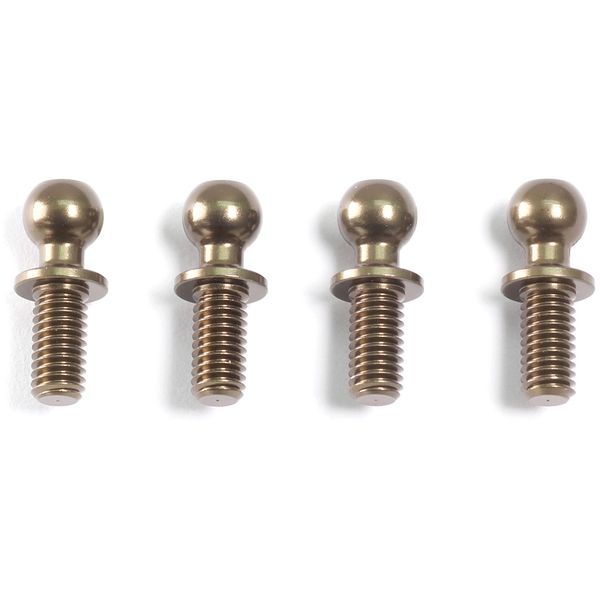 F007 アルミボールエンド 4.3x11.8mm(4個) クリエーションモデル