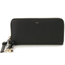 クロエ 長財布 レディース Chloe クロエ ラウンド長財布 財布 CHC21WP941 F57 001 ALPHABET LONG ZIPPED WALLET BLACK アルファベット ブラック 黒 チャーム シンプル 誕生日 新生活 ギフト プレゼント 贈り物 【並行輸入品】